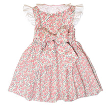 Pink & White Floral Ruffle Flutter-Sleeve Smocked A-Line Dress - Infant, Toddler & Girls