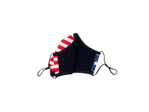 Red & Blue Star Face Mask