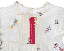 Little Girls' Floral Linen Dress